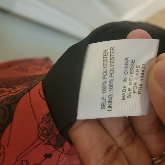 Modcloth Womens Plus Size Retro Dark Romance Asian Artsy A-line Dress. Size 14 - Picture 11 of 12